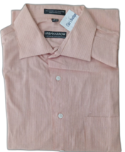 SHIRT- PINK WITH TINY WHITE STRIP, LONG SLEEVE