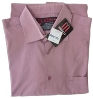 SHIRT- PINK COLOUR, SHORT SLEEVE