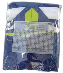 KING BEDSHEET - BLUE/LEMON