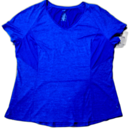 WOMEN'S T SHIRT- BLUE, SLEEVELESS