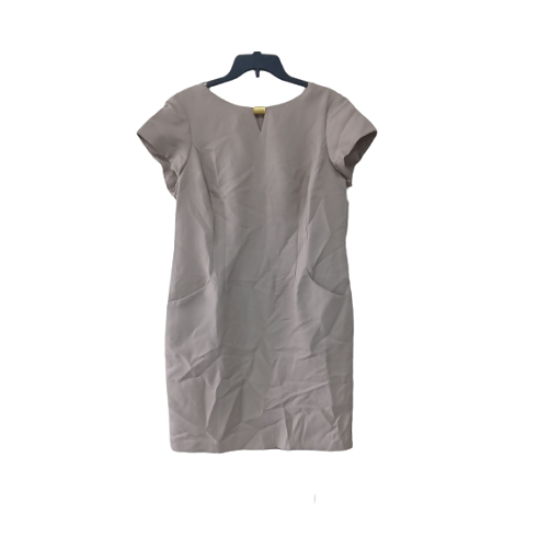 WOMEN'S DRESS-SHORT,BROWN AND ROUNDED NECK