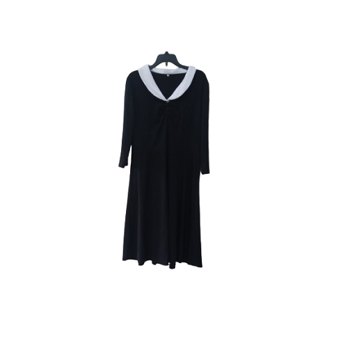 WOMEN'S FLAY SHORT DRESS-BLACK