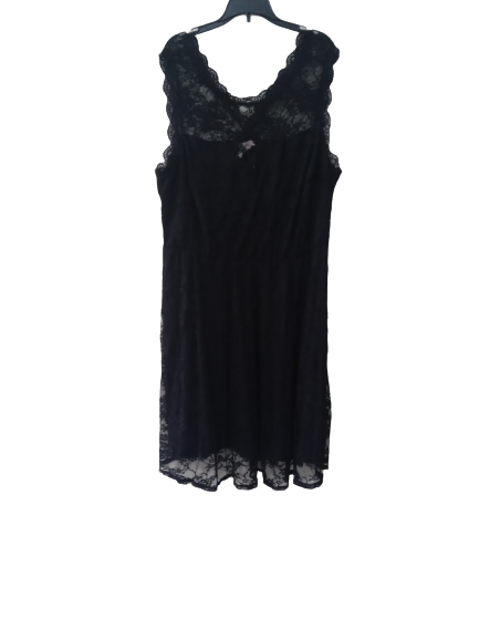 women's dress-black sleeveless